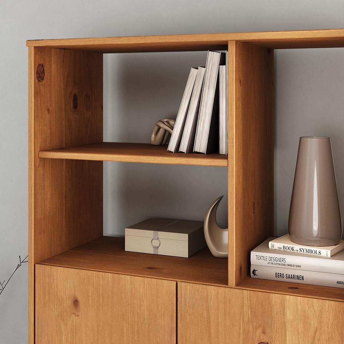 HIGHBOARD SIMONA Eiche - Eichefarben, Holz (80/133/37cm) - IDIMEX