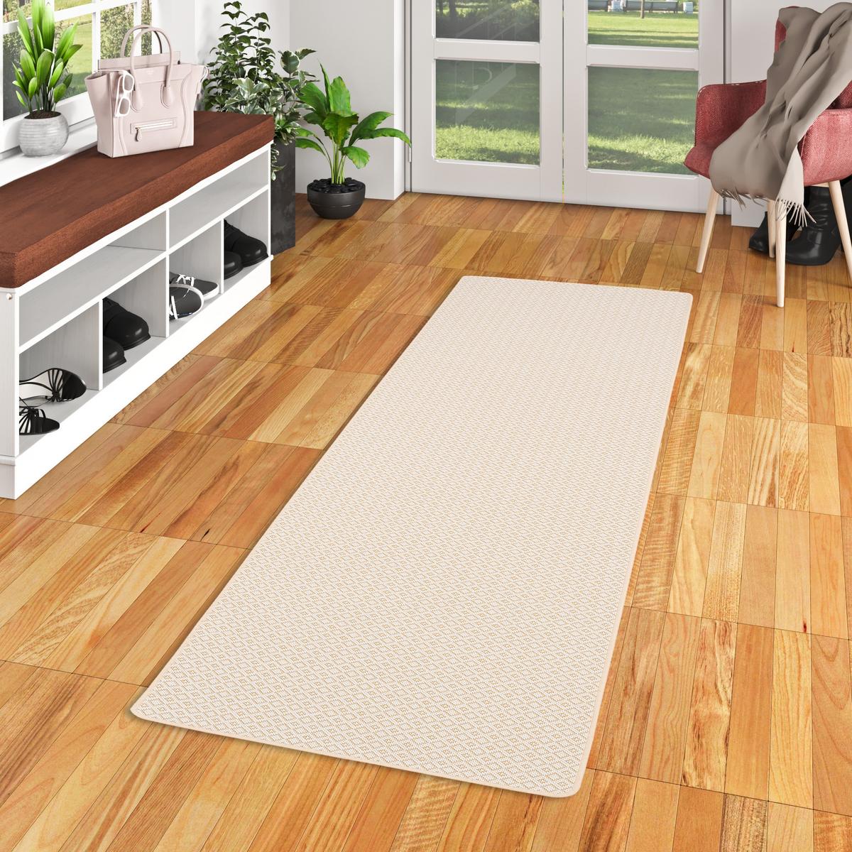 IN & OUTDOOR LÄUFER FLACHGEWEBE OSLO TREND - Honig, Textil (100/400cm) - Snapstyle