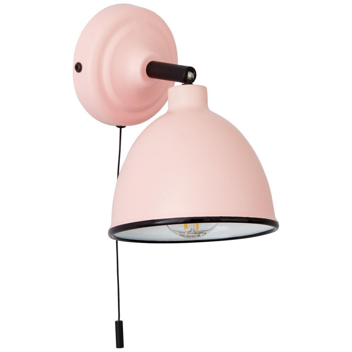 WANDLEUCHTE Telio 97002/17 - Chromfarben/Pink, Metall (12.5/12.5/19.5cm) - Brilliant