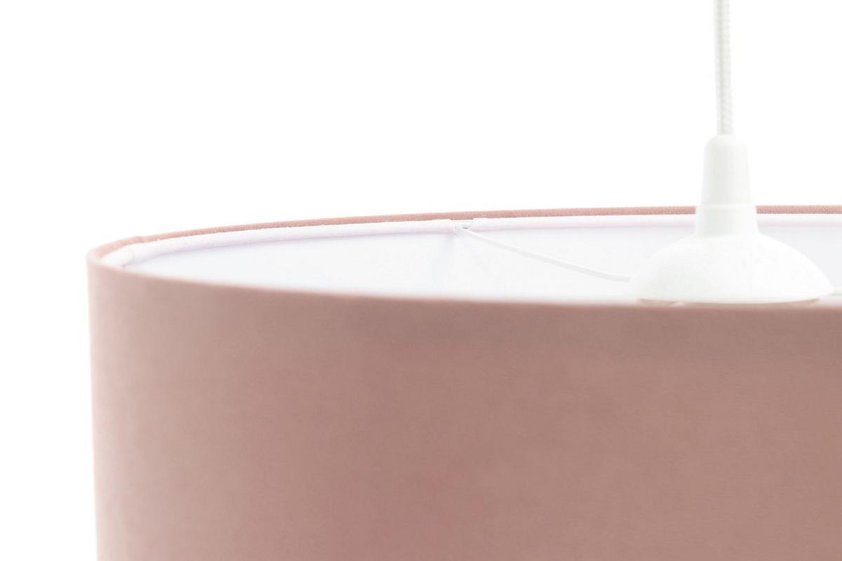 HÄNGELEUCHTE Rosa 60/30 cm - Pink/Weiß, Kunststoff (60/1.1/30cm) - ONZENO