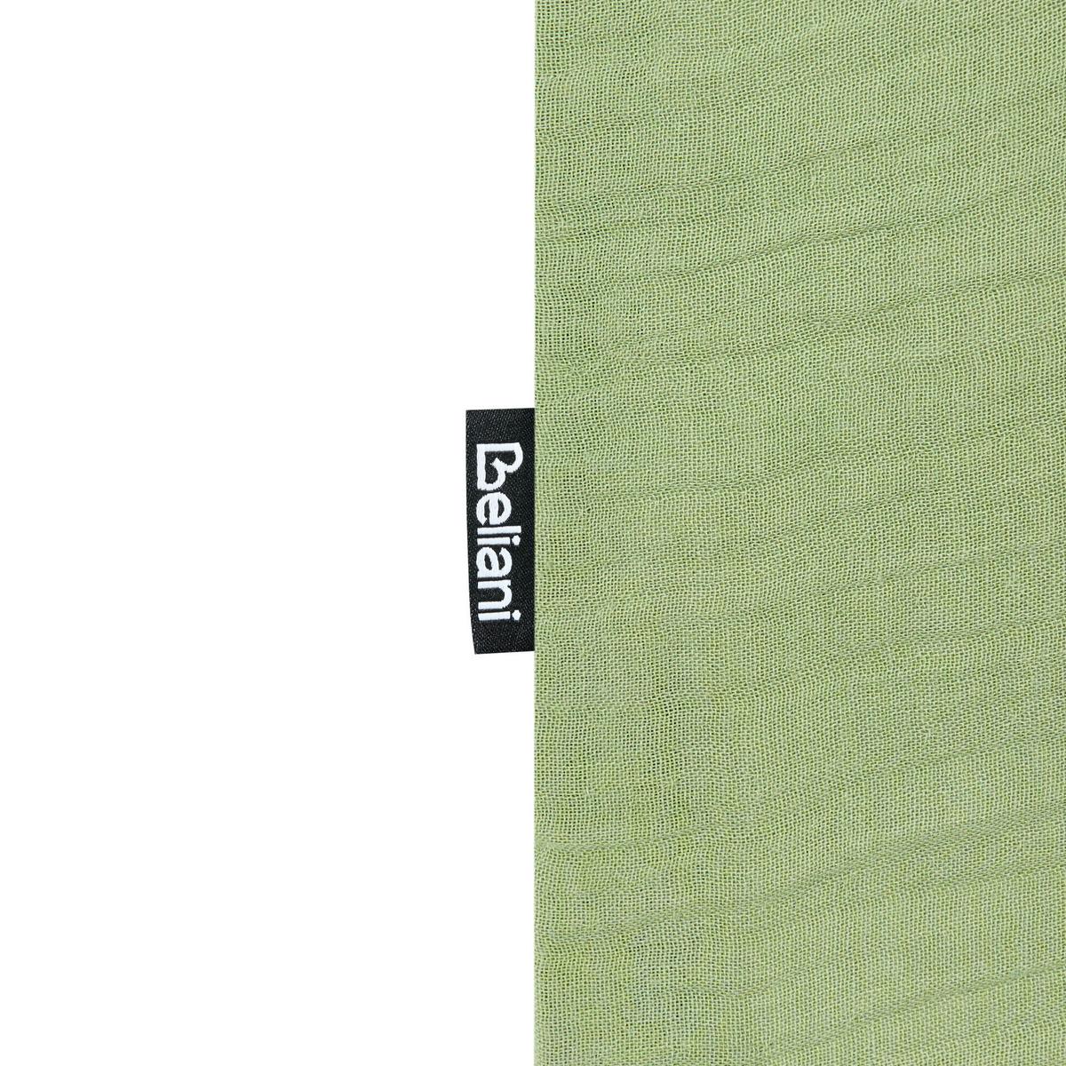 BETTWÄSCHE-SET 220/240 cm Baumwollmusselin Grün Sumner - Grün, Textil (220/240cm) - Beliani