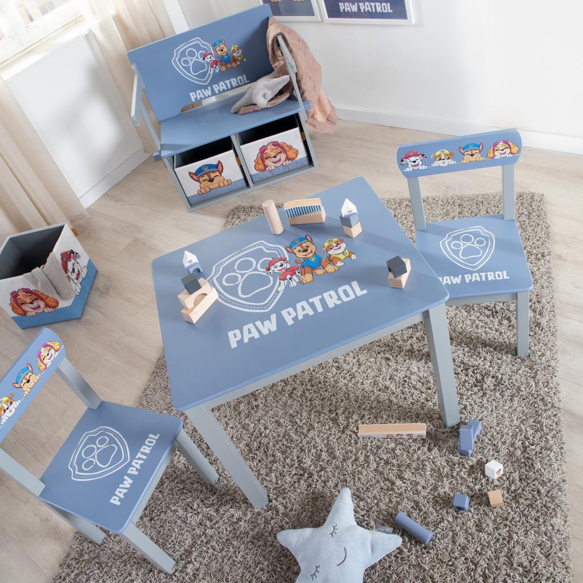 KINDERSITZGRUPPE Paw Patrol - Blau, Holzwerkstoff (50/51/60cm) - Roba