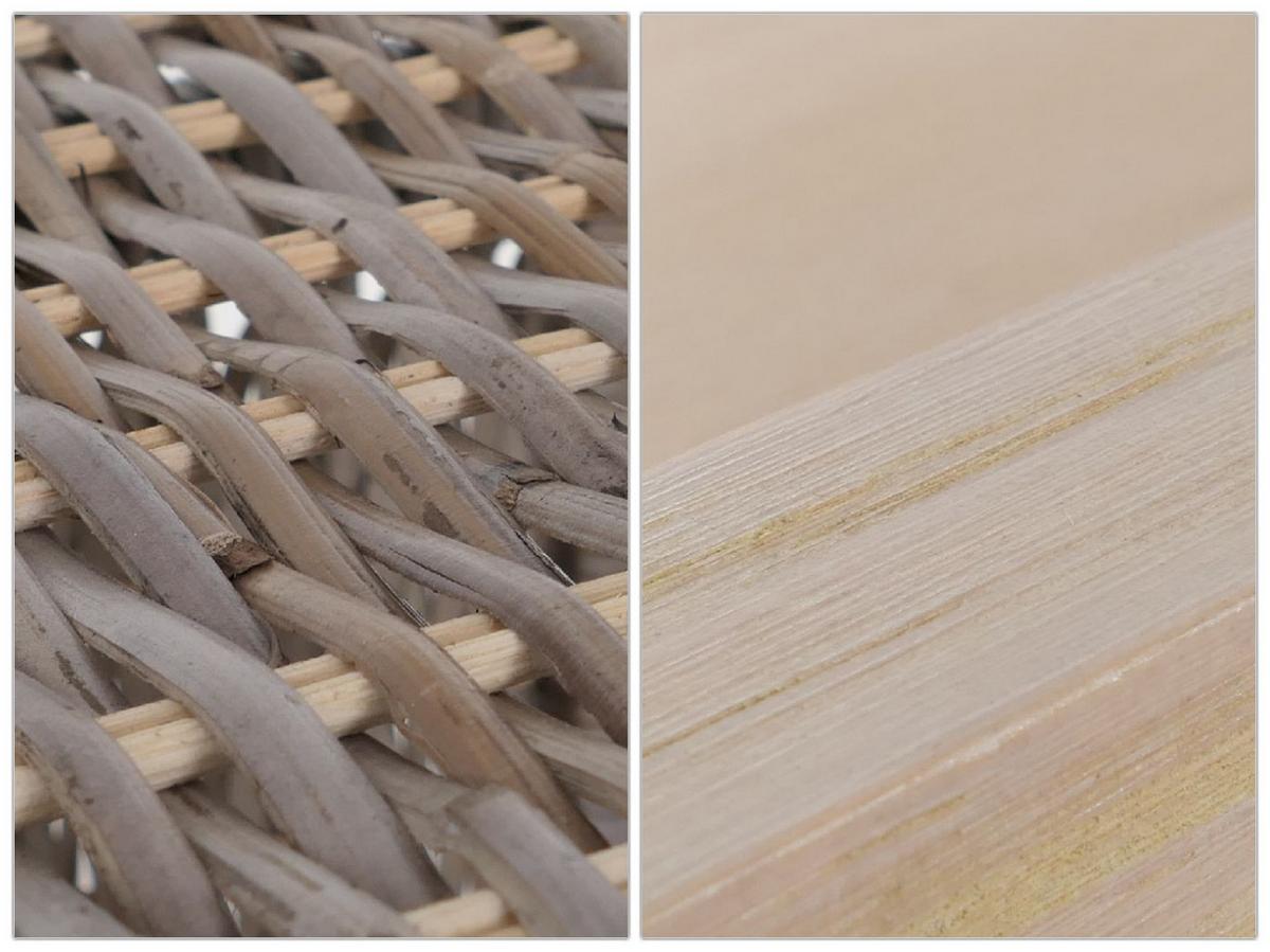 SITZBANK Beige - Beige, Holz (112/46/37cm) - MCW