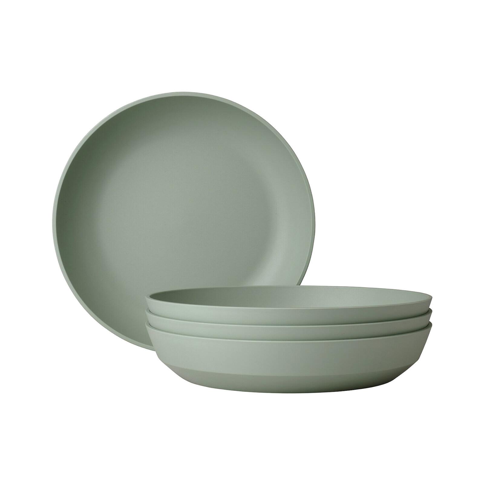SUPPENTELLER Silueta Nordic Sage ø 21 cm 4er Set - Mintgrün, Kunststoff (21cm) - Mepal