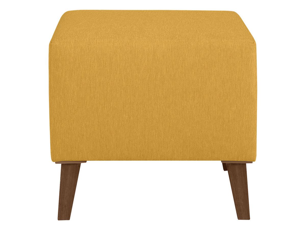 POLSTERHOCKER Oviedo - Gelb, Holz/Kunststoff (51/45/51cm) - MIRJAN24