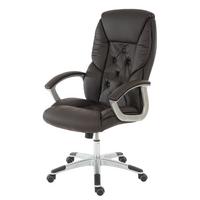 PROFI-BÜROSTUHL XXL Braun - Braun, Textil (68/125/77cm) - MCW