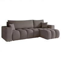 ECKSOFA Anabel Mit Schlaffunktion - Dunkelgrau, Holzwerkstoff/Textil (145/248cm) - Fun Möbel