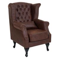 SESSEL aus Holz 84x84x86 cm - Braun, Holz (84/86/84cm) - Wanderlust