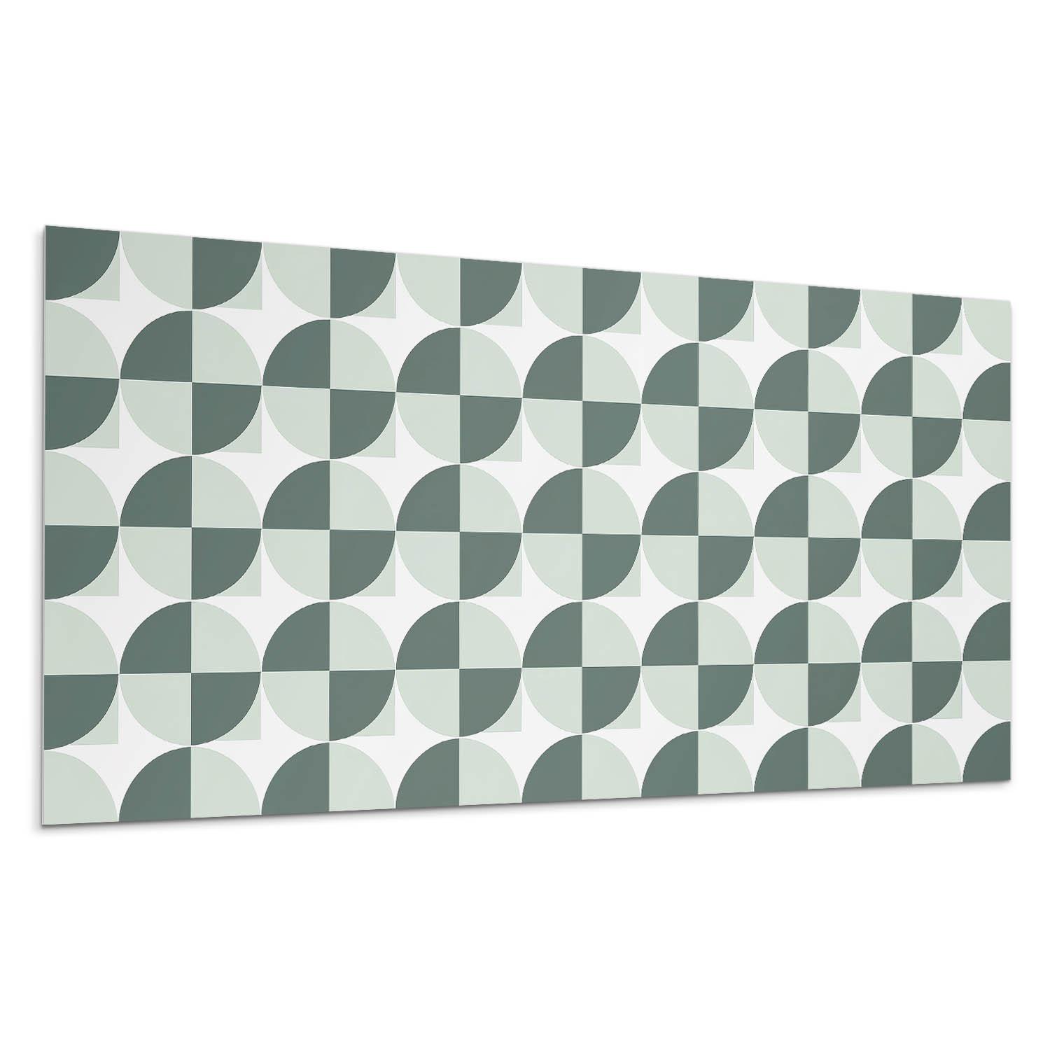 WANDPANEEL 10x 40x20 cm selbstklebend Circona - Grün, Kunststoff (20/1.6/40cm) - Wallfluent