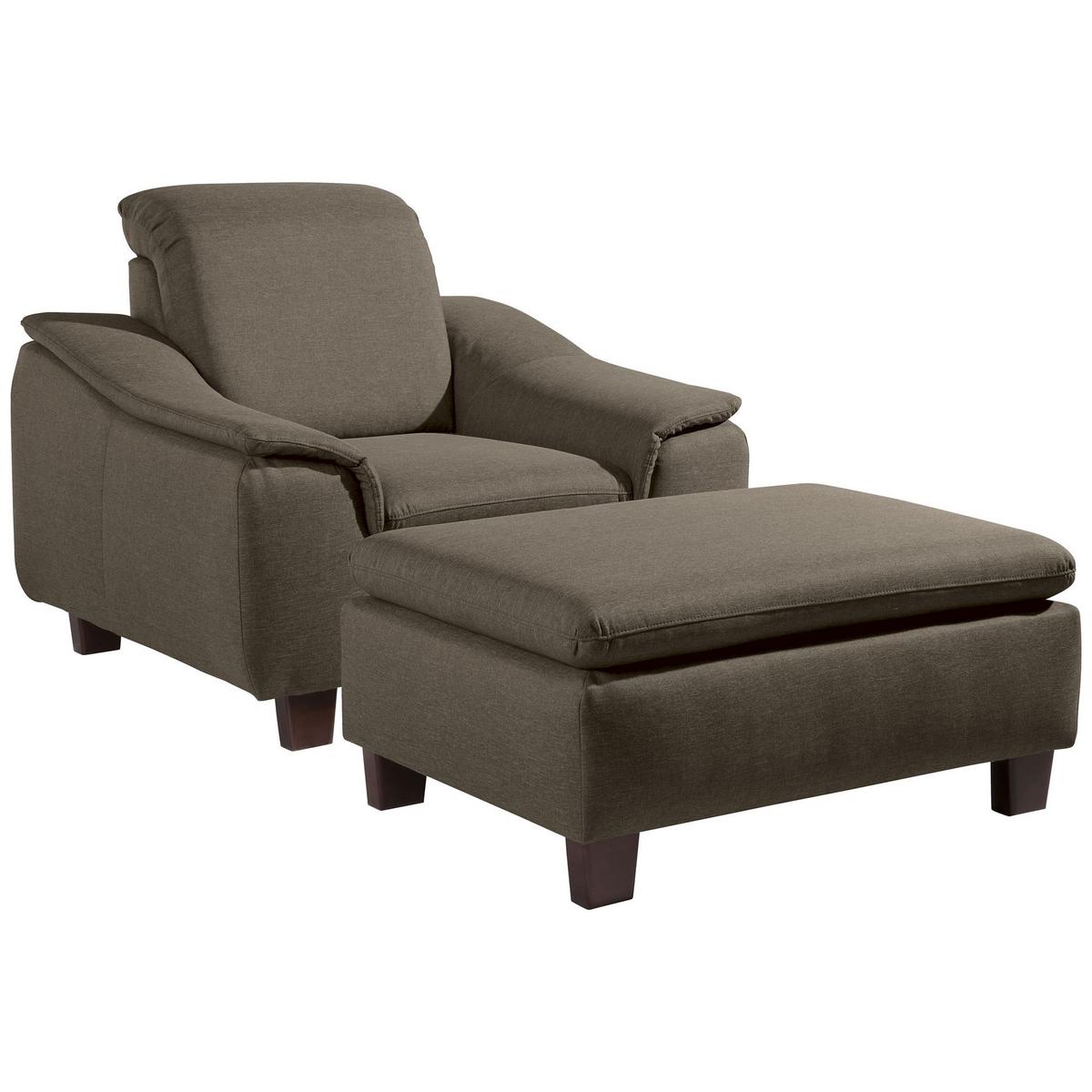 POLSTERSESSEL Kaylil Flachgewebe sahara - Sahara, Kunststoff (87/82/100cm) - 58aufmkessel