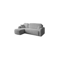 ECKSOFA PALOMA L 235/155/85 cm Coral 75 - Grau, Textil (235/155cm) - Lookway