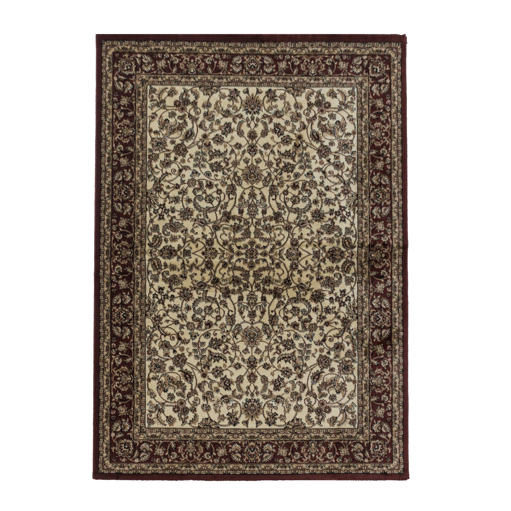 TEPPICH Kurzflor GEISLER in Creme, orientalisch, 80 x 150 cm - Beige, Textil (150/80cm) - KADIMA DESIGN
