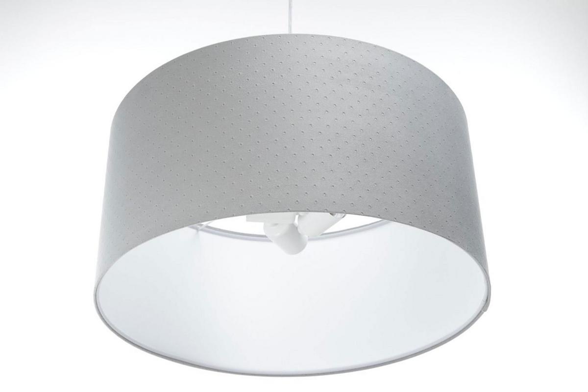 HÄNGELEUCHTE Grau 60/30 cm - Weiß/Grau, Kunststoff (60/1.1/30cm) - ONZENO