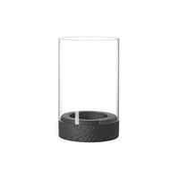 WINDLICHT Manufacture Rock Home 20 cm - Schwarz, Glas/Keramik (12.1/19.6/12.1cm) - Villeroy & Boch