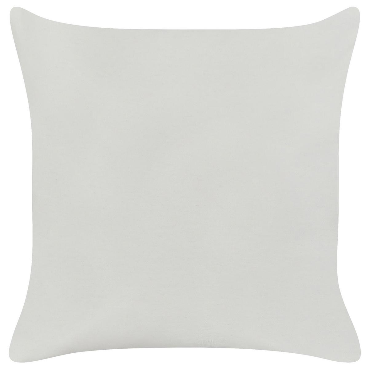DEKOKISSEN 2er-Set Hellblau 45/45 cm Peppermint - Blau/Braun, Naturmaterialien (45/45cm) - Beliani