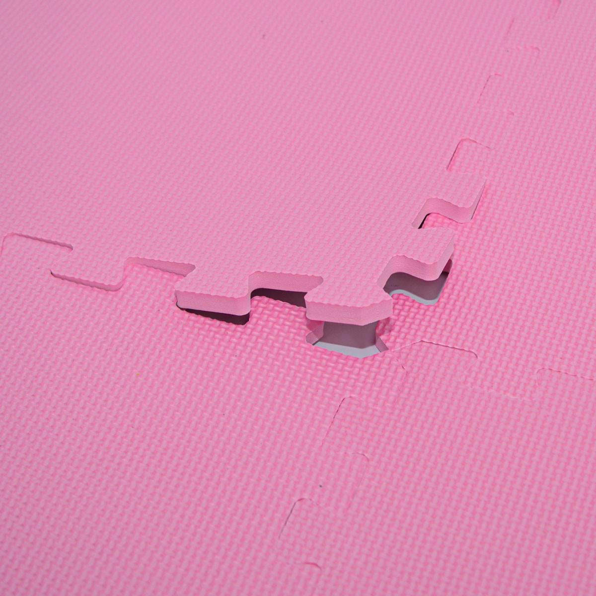 SPIELMATTE ab Null - 180/90/1 cm Puzzlematte Beige - Pink/Beige, Kunststoff (30/30cm) - Littletom