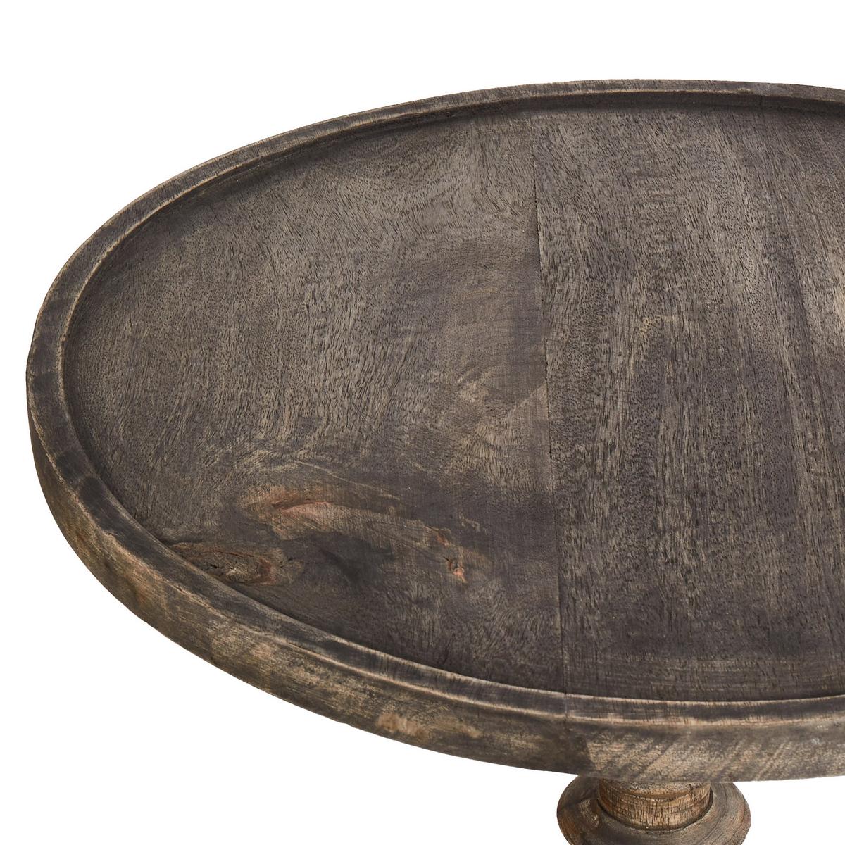 BEISTELLTISCH 2er-Set Mangoholz Dunkelbraun - Braun, Holz (45/45/48cm) - Beliani
