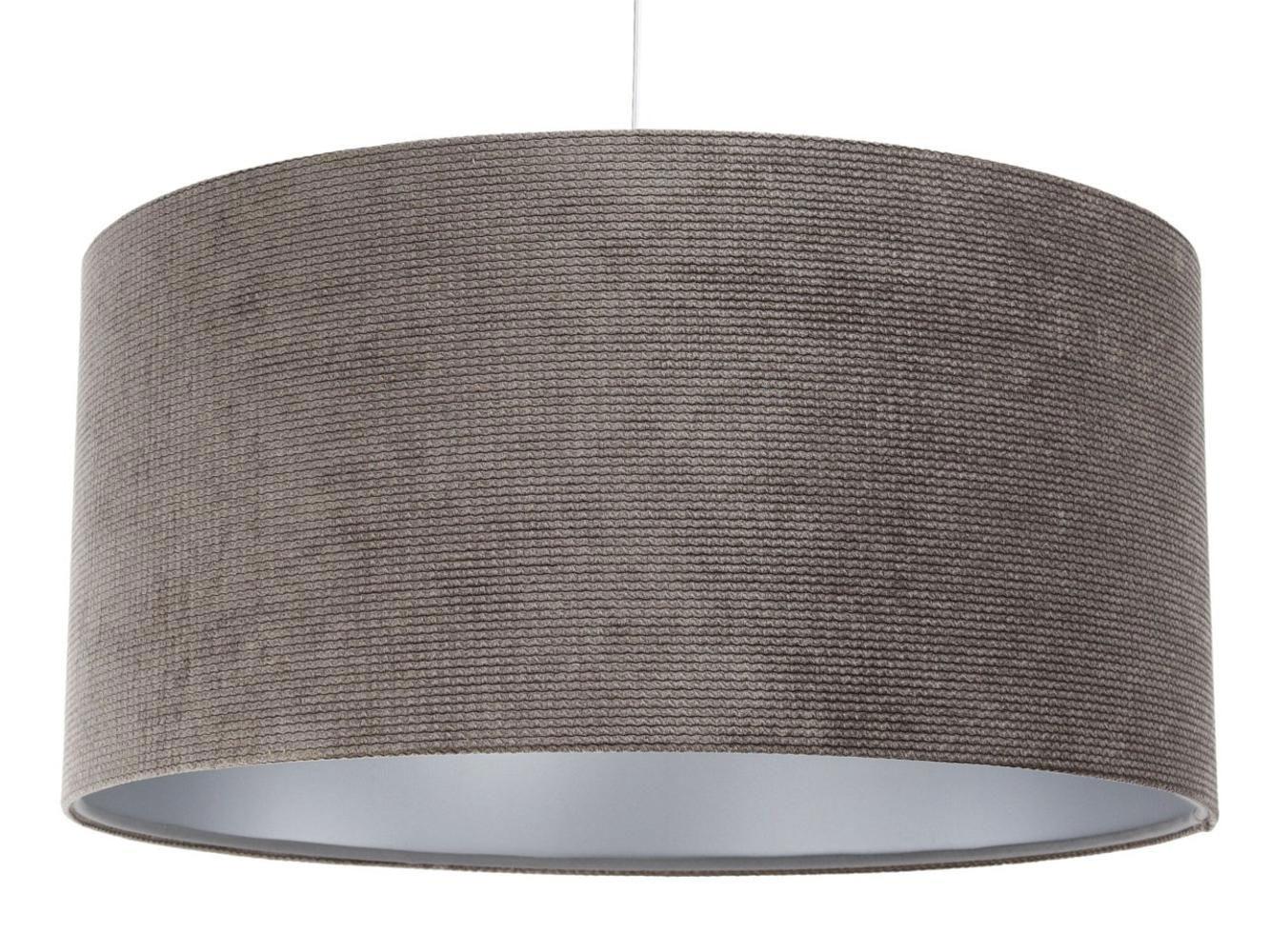HÄNGELEUCHTE Silber 40/20 cm - Silberfarben/Braun, Kunststoff (40/0.4/20cm) - ONZENO