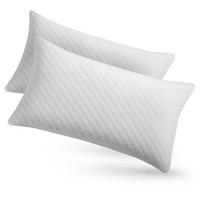 KOPFKISSEN 80x40 cm (2er-Set) - Weiß, Textil (40/80cm) - Juskys
