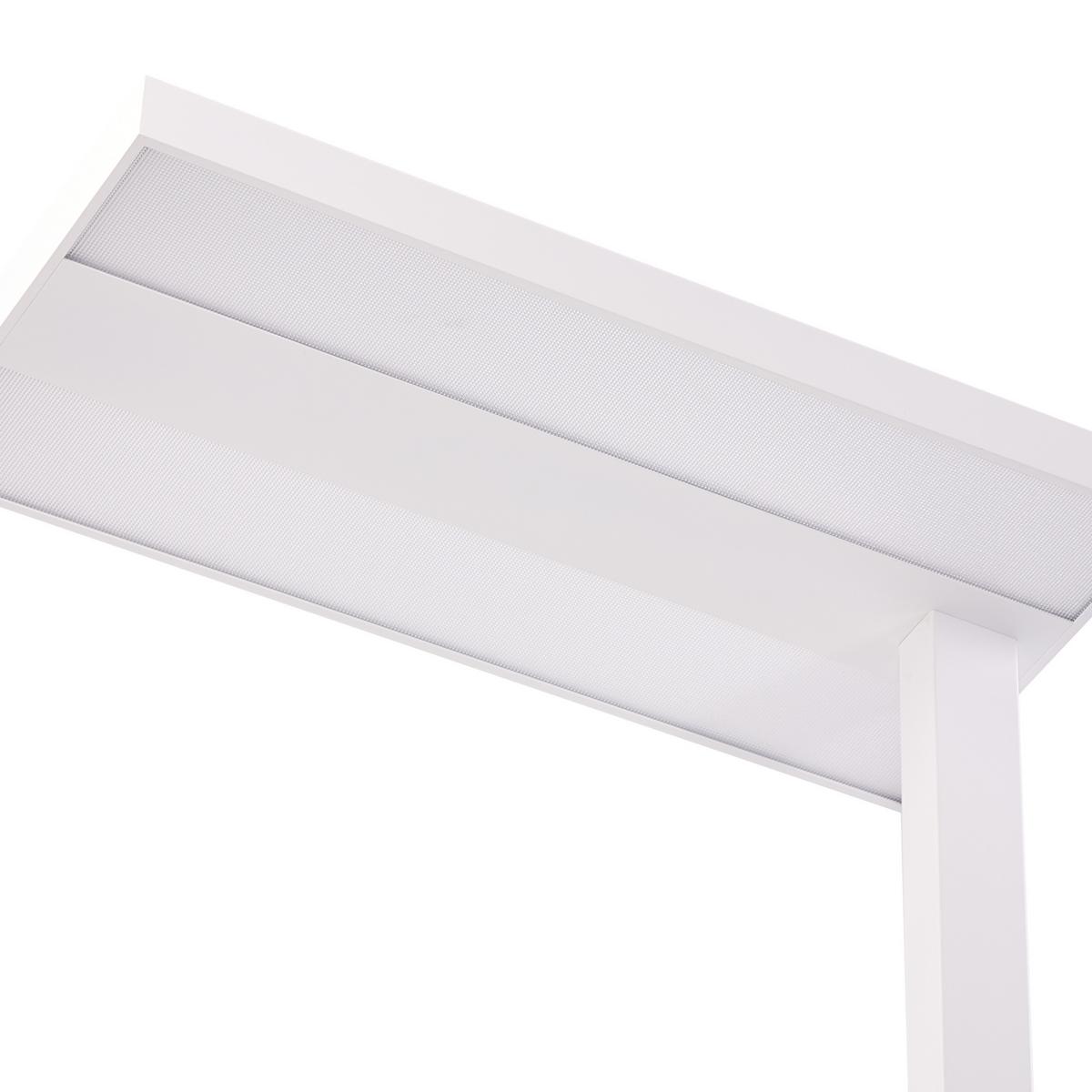 STEHLAMPE Taurus 61/29/197 cm - Weiß, Metall (61/29/197cm) - Beliani