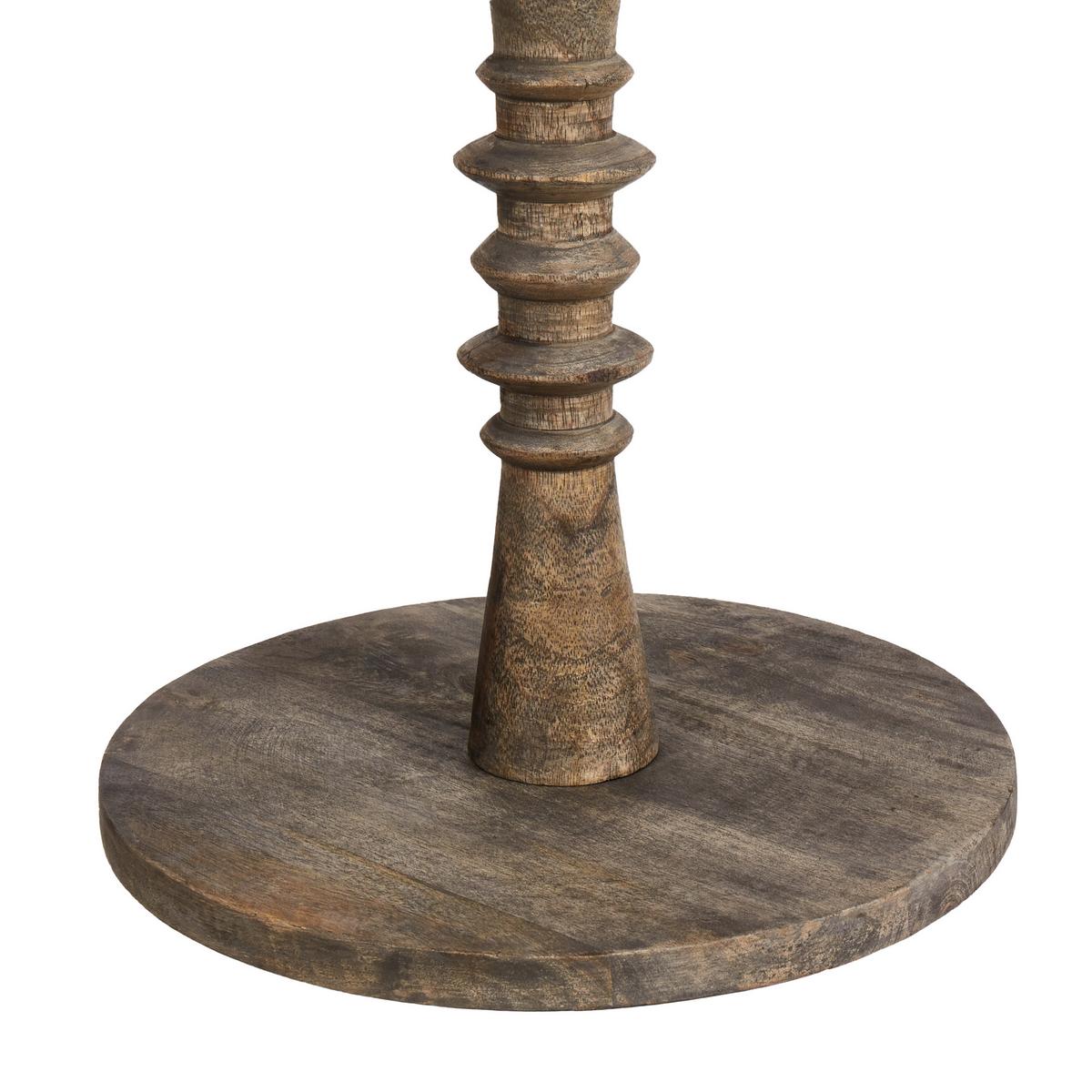 BEISTELLTISCH 2er-Set Mangoholz Dunkelbraun - Braun, Holz (45/45/48cm) - Beliani