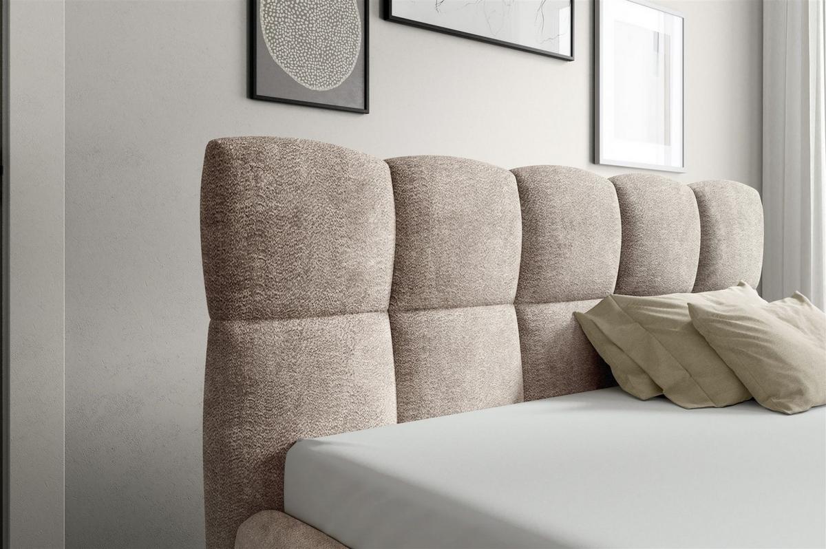 BOXBETT Parozo Prem.. überlänge - Grün, Holzwerkstoff/Textil (180/220cm) - Fun Möbel