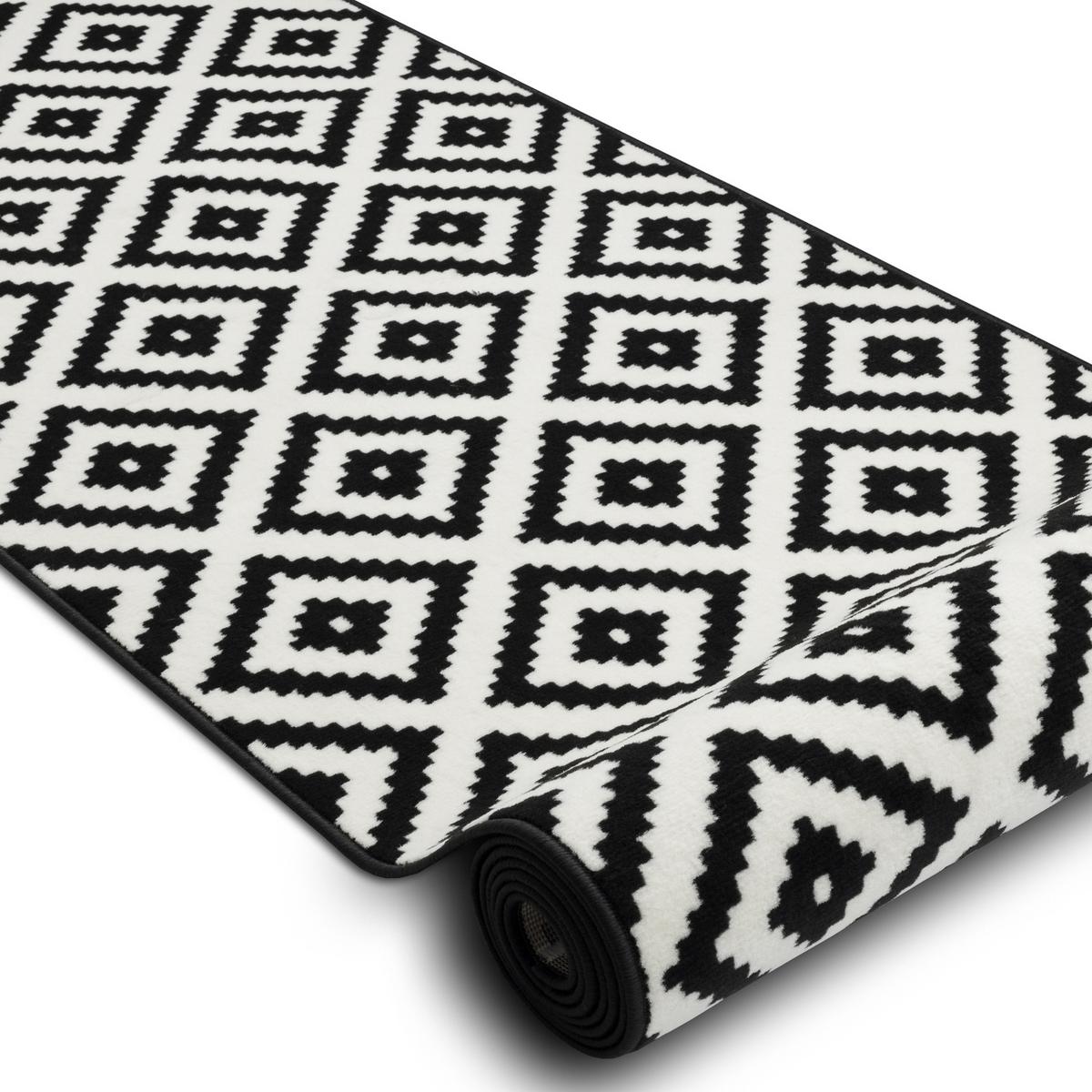 LÄUFER BCF MORAD 70/420 cm - Schwarz, Textil (70/420cm) - rugsX