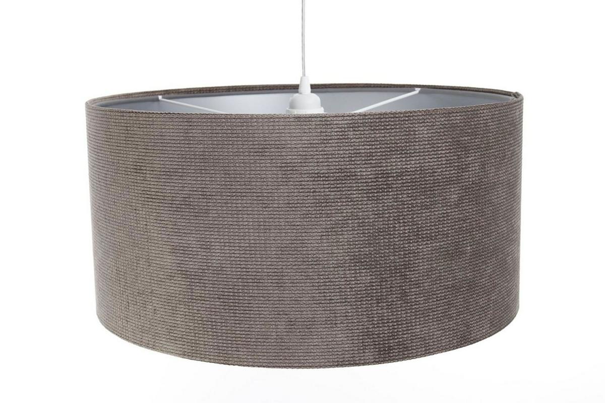 HÄNGELEUCHTE Silber 40/20 cm - Silberfarben/Braun, Kunststoff (40/0.4/20cm) - ONZENO