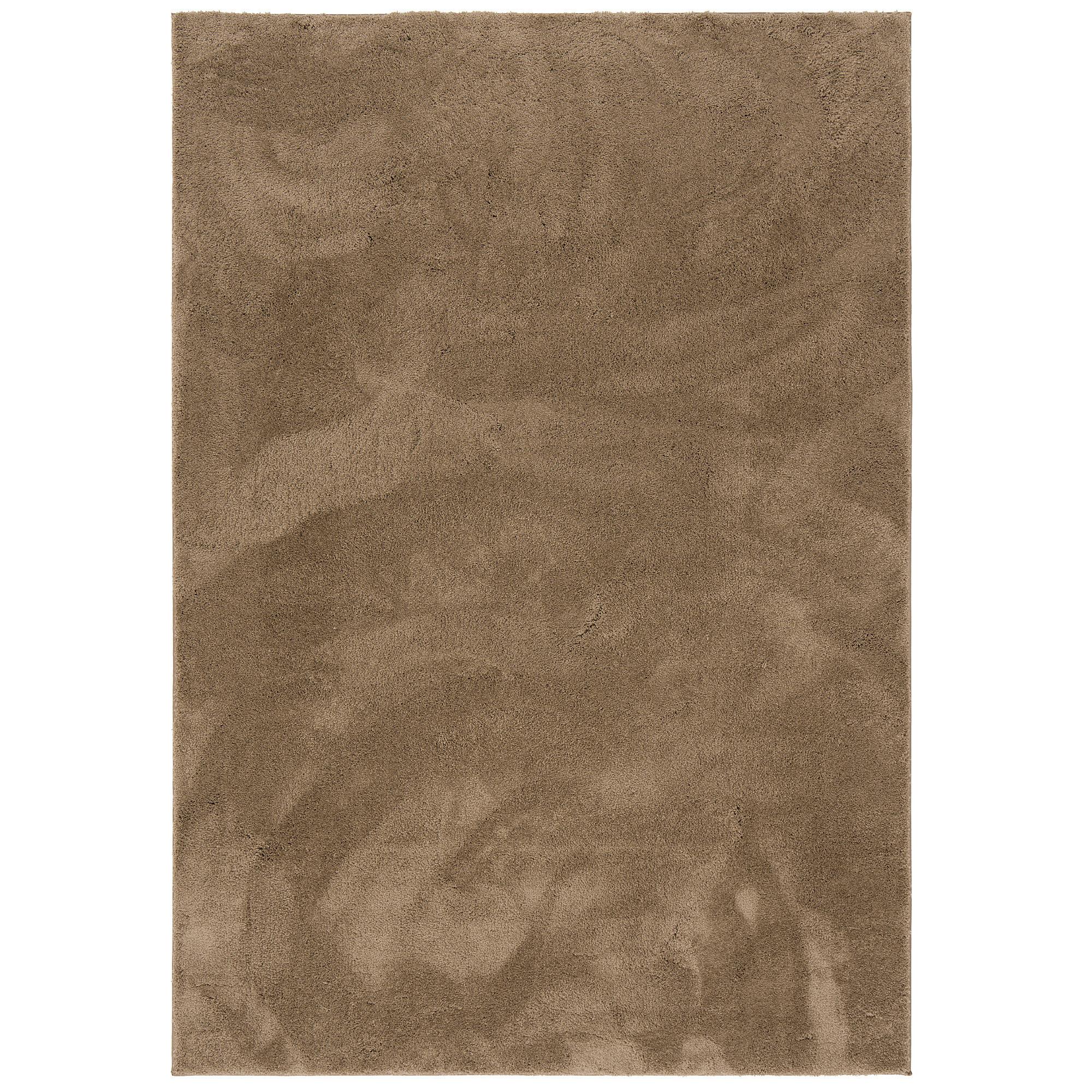 HOCHFLOR LANGFLOR SUPER SOFT TEPPICH SILKY - Taupe, Textil (160/230cm) - Pergamon