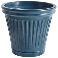 BLUMENTOPF Blau Maize - Blau, Kunststoff (39cm) - Beliani