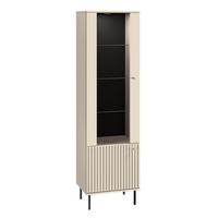 VITRINE Nova Beige - Beige, Holzwerkstoff (55/190/40cm) - Petits-meubles