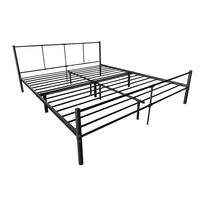 METALLBETT Laos - Schwarz, Metall (180/200cm) - [en.casa]