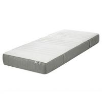 MEMORY-SCHAUMMATRATZE H3/4 Fest 80/200 cm Whisper - Weiß, Textil (80/200cm) - Beliani