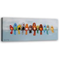 KUNSTDRUCK Bunt 150/50 cm - Multicolor, Textil (150/50cm) - KUNSTLOFT
