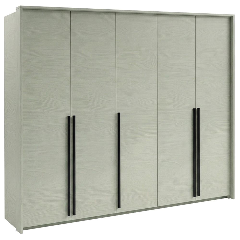 DREHTÜRENSCHRANK Giana mit 5 Türen, 255 cm, Eukalyptusfarbe - Eukalyptusholzfarben, Holzwerkstoff (255/217/65cm) - Beautysofa