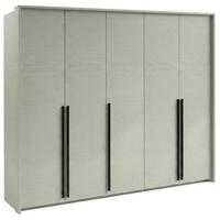 DREHTÜRENSCHRANK Giana mit 5 Türen, 255 cm, Eukalyptusfarbe - Eukalyptusholzfarben, Holzwerkstoff (255/217/65cm) - Beautysofa