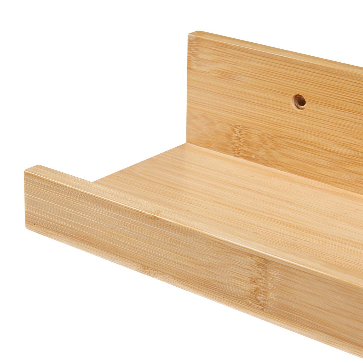 WANDREGAL-SET 3-TLG. Gildeskål - Naturfarben, Naturmaterialen (13/7/40cm) - [en.casa]