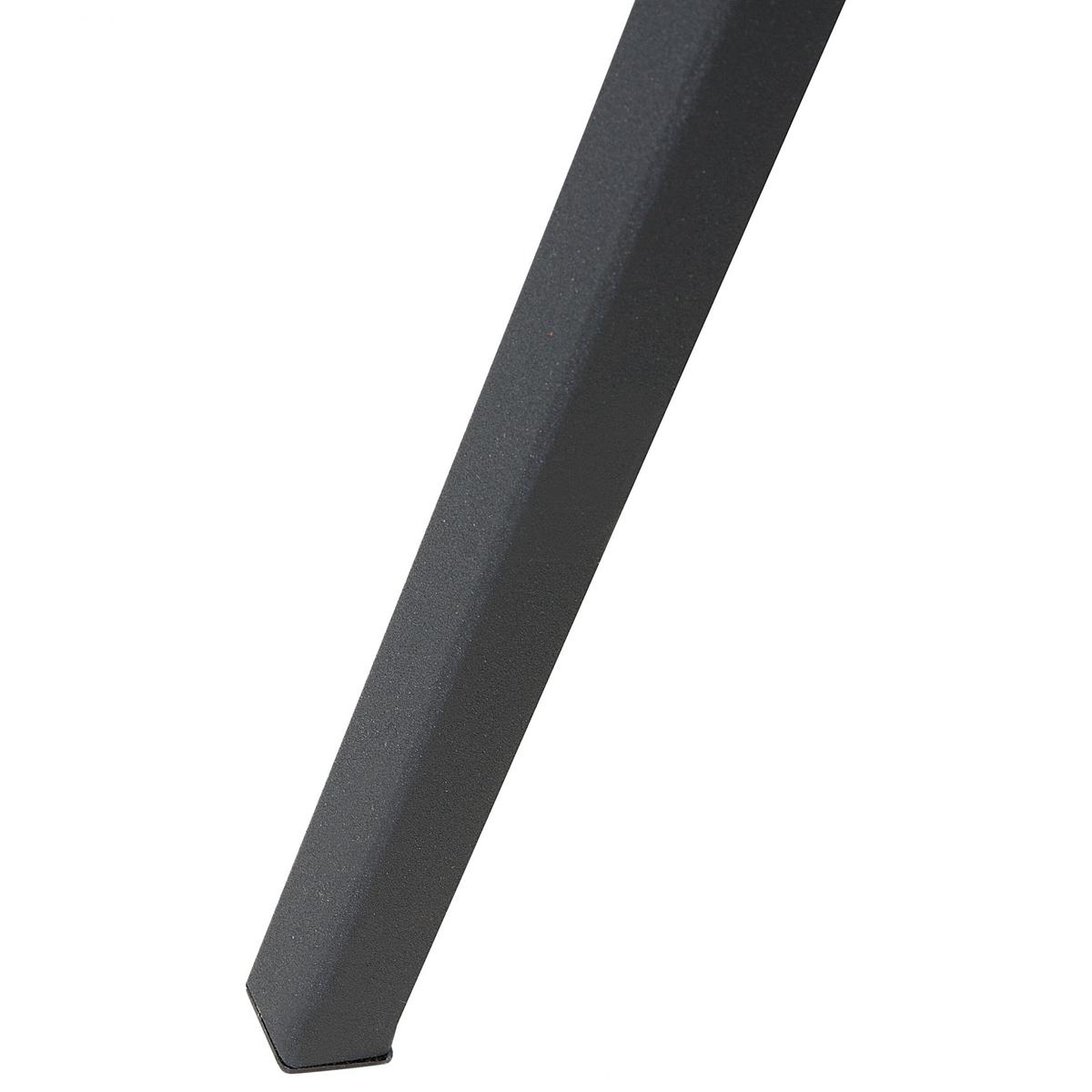 STEHLEUCHTE Thames 53/53/165 cm - Schwarz, Metall (53/53/165cm) - Beliani