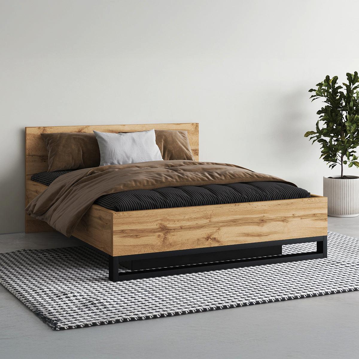 BOXBETT 140/200 Eden Holz - Braun, Holzwerkstoff (140/200cm) - Petits-meubles