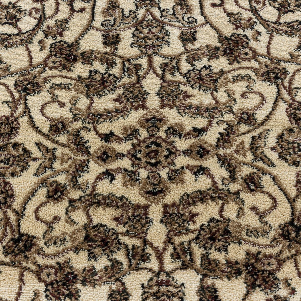 TEPPICH Kurzflor GEISLER in Creme, orientalisch, 80 x 150 cm - Beige, Textil (150/80cm) - KADIMA DESIGN