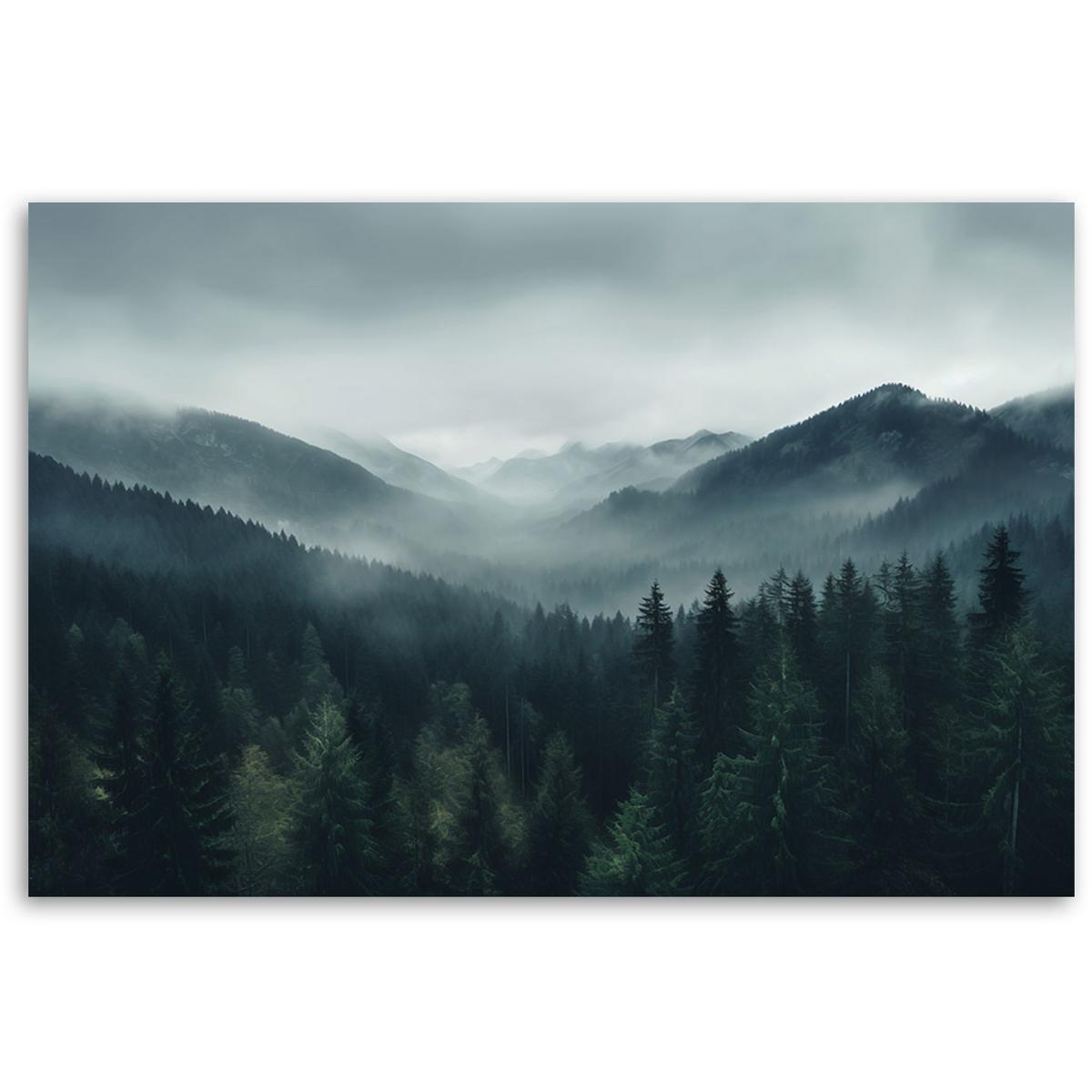 KUNSTDRUCK Grau 60/40 cm - Grau, Textil (60/40cm) - KUNSTLOFT