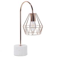 TISCHLAMPE Mooni 35/17/50 cm - Kupferfarben, Metall (35/17/50cm) - Beliani