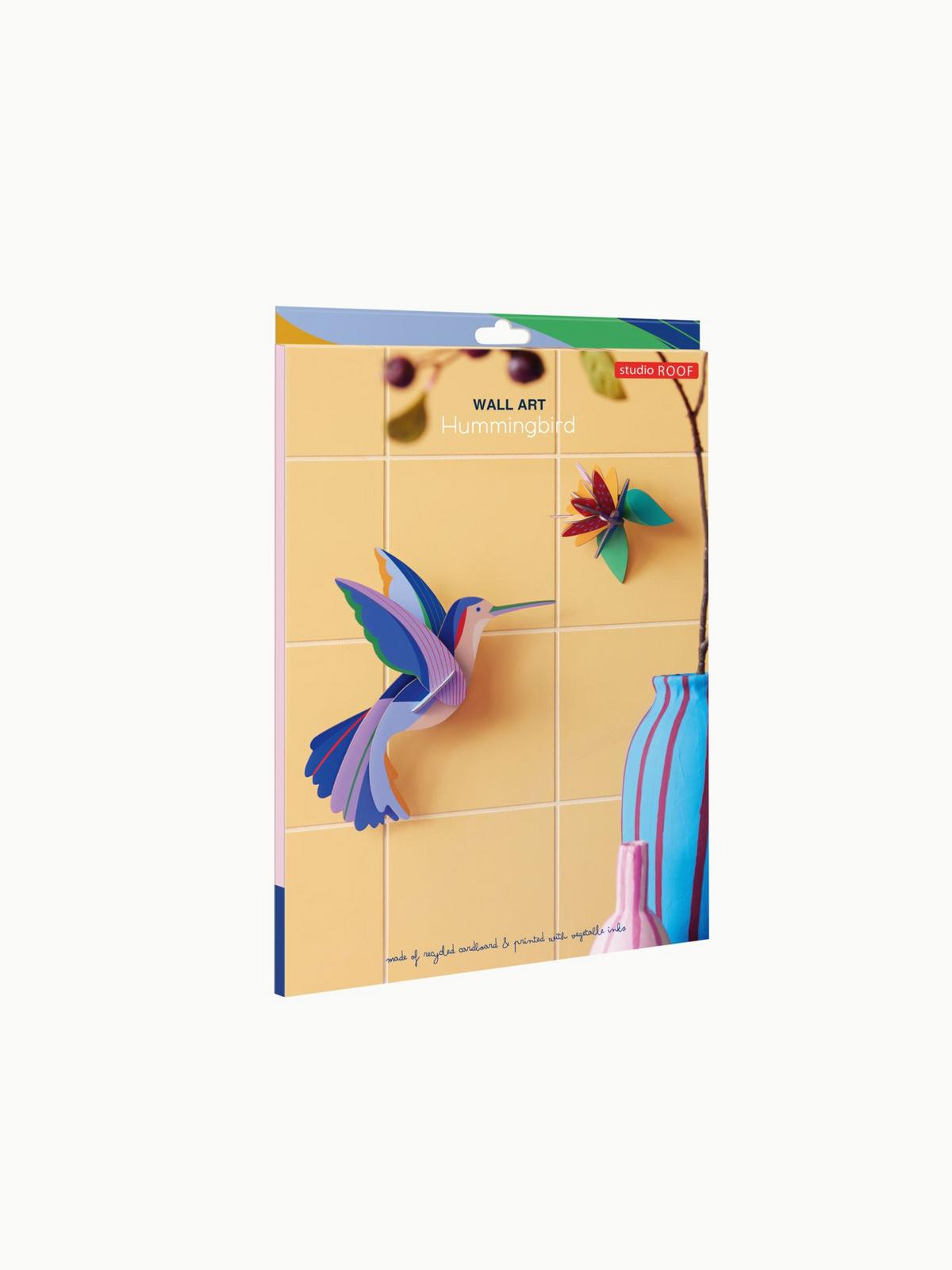 WANDDEKO Flattern & Blühen 5/17 cm - Multicolor, Wellpappe (5/17/25cm) - Studio Roof