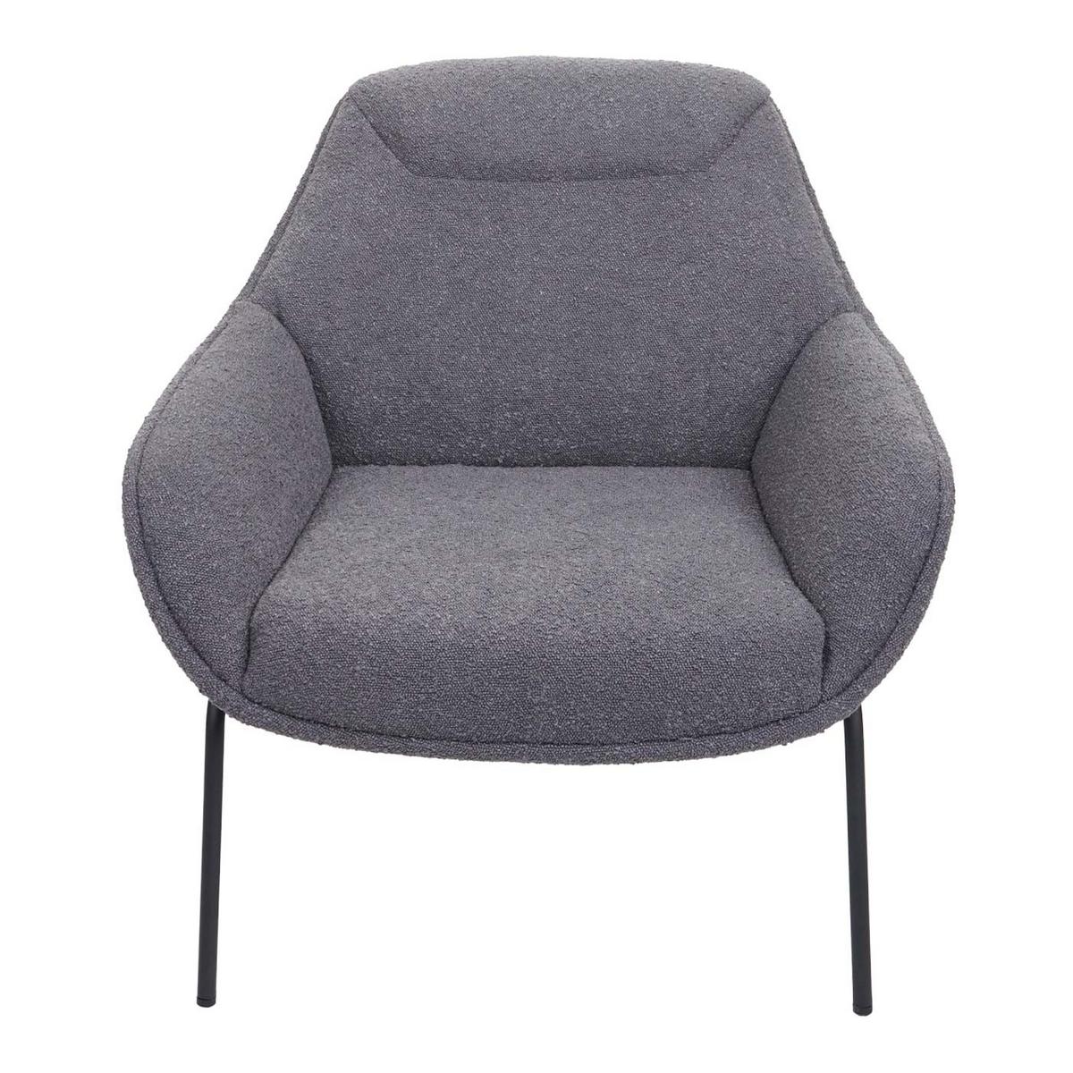 LOUNGE-SESSEL Grau - Grau, Textil (80/79/80cm) - MCW