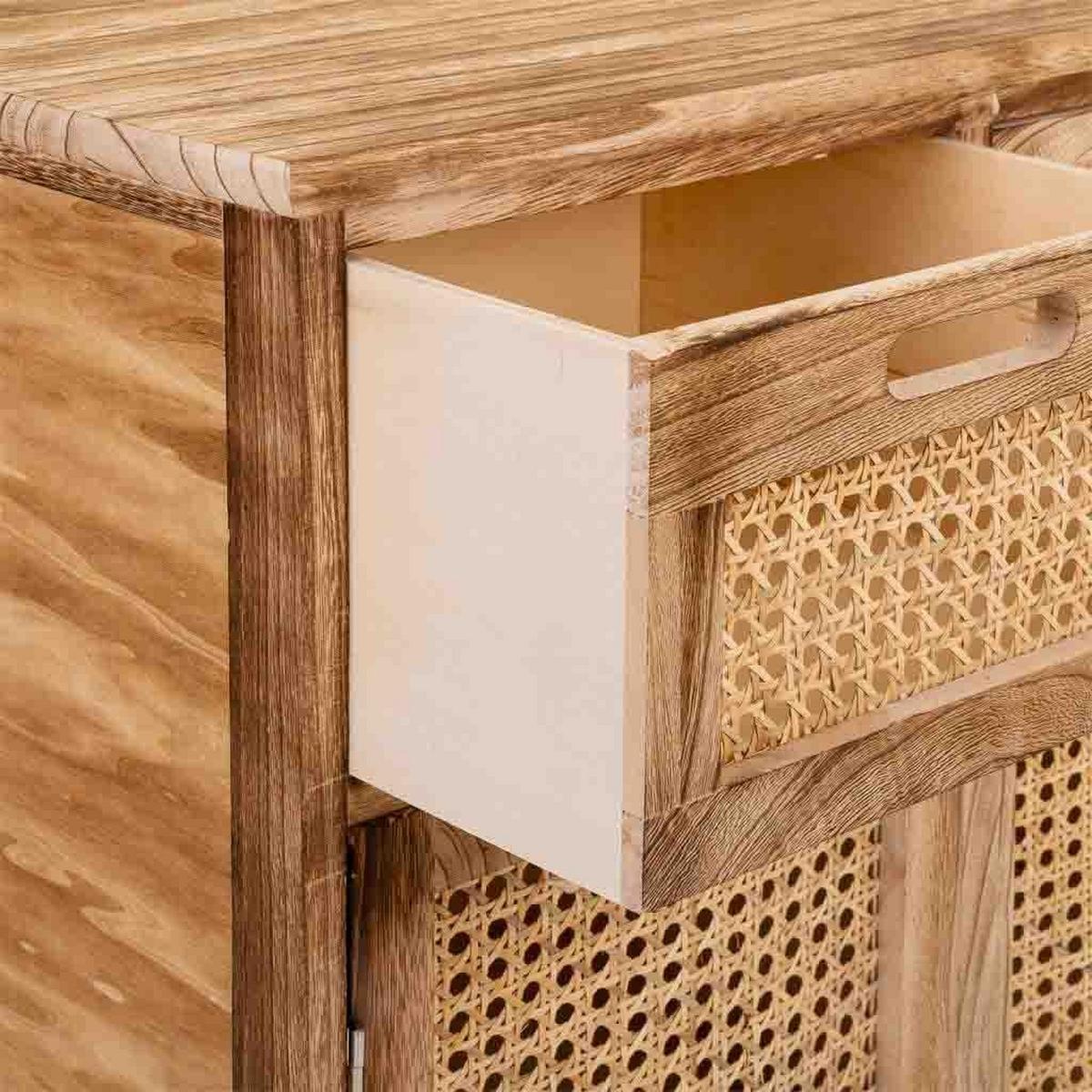 KOMMODE aus Holz 86x33x79 cm - Braun, Holz (86/78.5/33cm) - Wanderlust