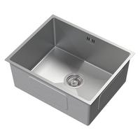 SPÜLBECKEN aus Edelstahl 50x40 cm mit Siphon - Silberfarben, Metall (50/20/40cm) - ML-DESIGN