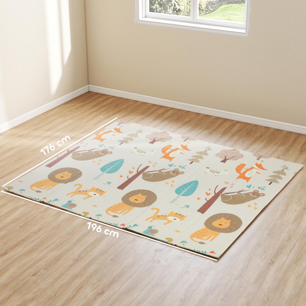 SPIELMATTE aus XPE Mehrfarbig - Multicolor, Kunststoff (176/196cm) - AIYAPLAY