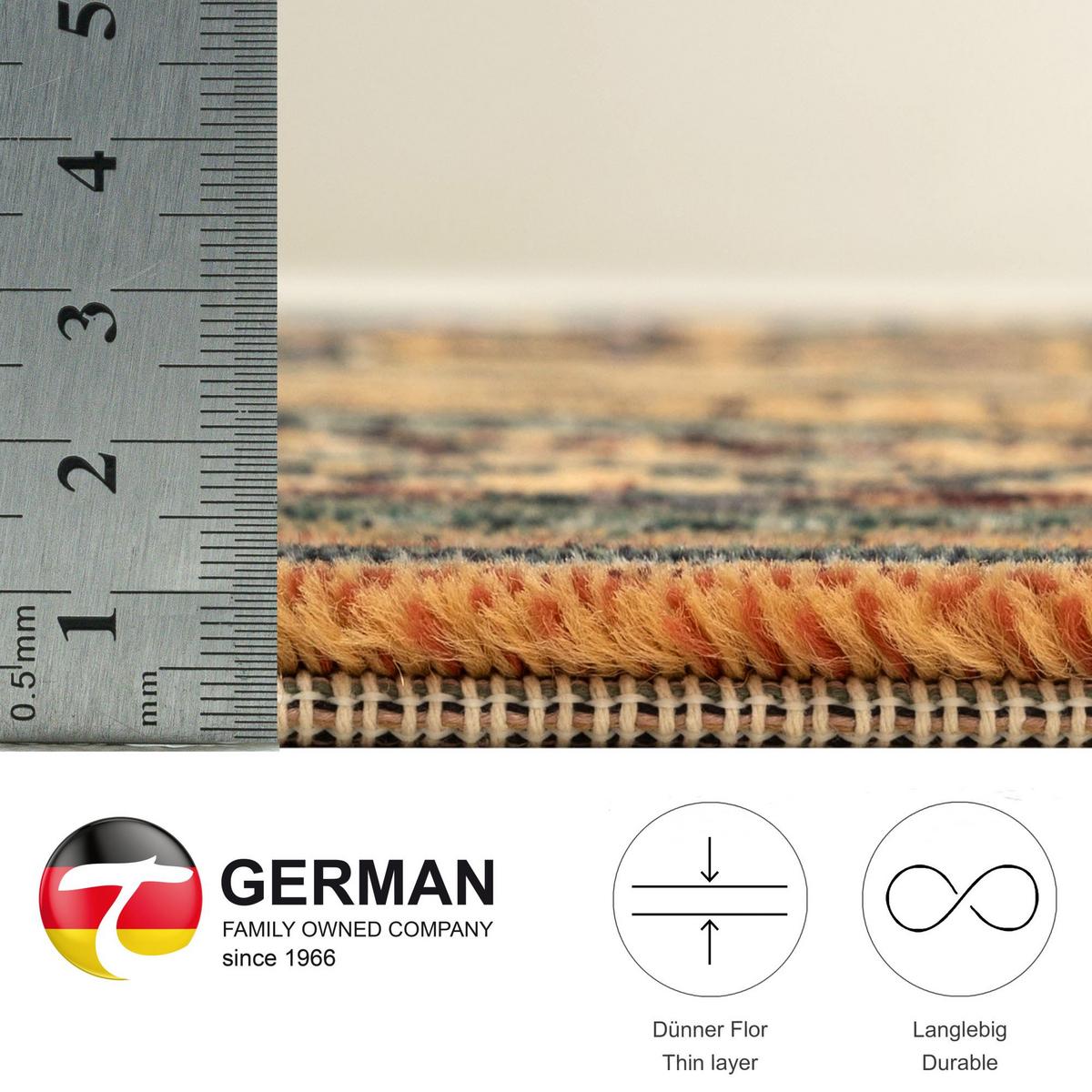 WEBTEPPICH Gabiro 416 90x160 cm - Multicolor, Textil (90/160cm) - THEKO