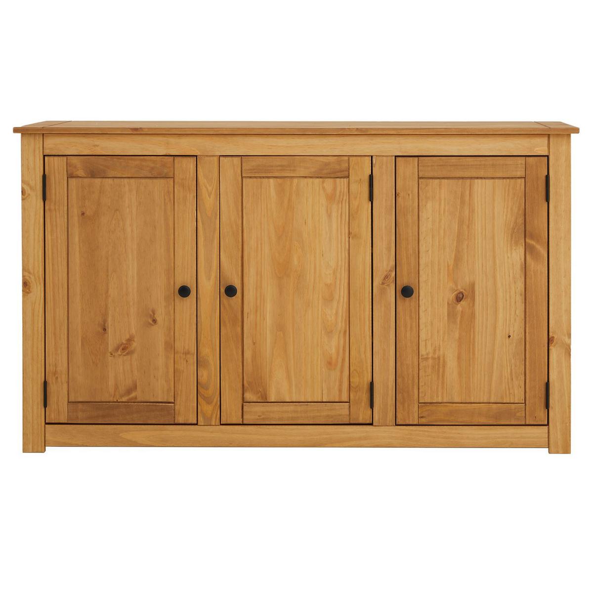 SIDEBOARD CANCUN gebeizt/gewachst - Kieferfarben, Holz (135/80/40cm) - CARO-Möbel