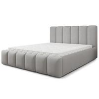 POLSTERBETT ATTORA SR 200x200 cm mit Bettkästen - Grau - Grau, Holz (200/200cm) - MASSENO
